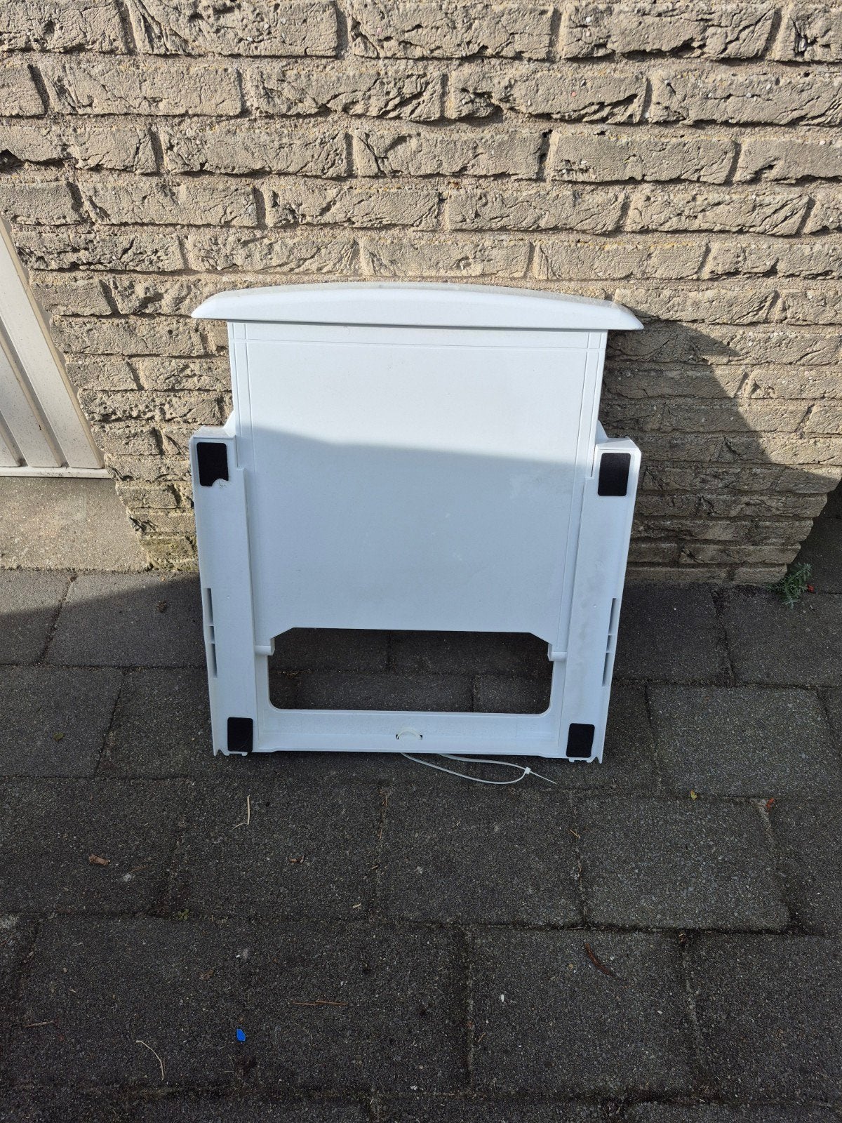 Universeel tussenstuk wasmachine/droger - Wit, Ophalen, Gebruikt