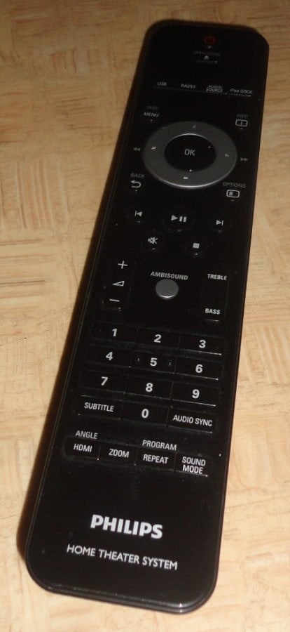 Originele Philips Home Theater System afstandsbediening, Ophalen of Verzenden, Zo goed als nieuw, Origineel