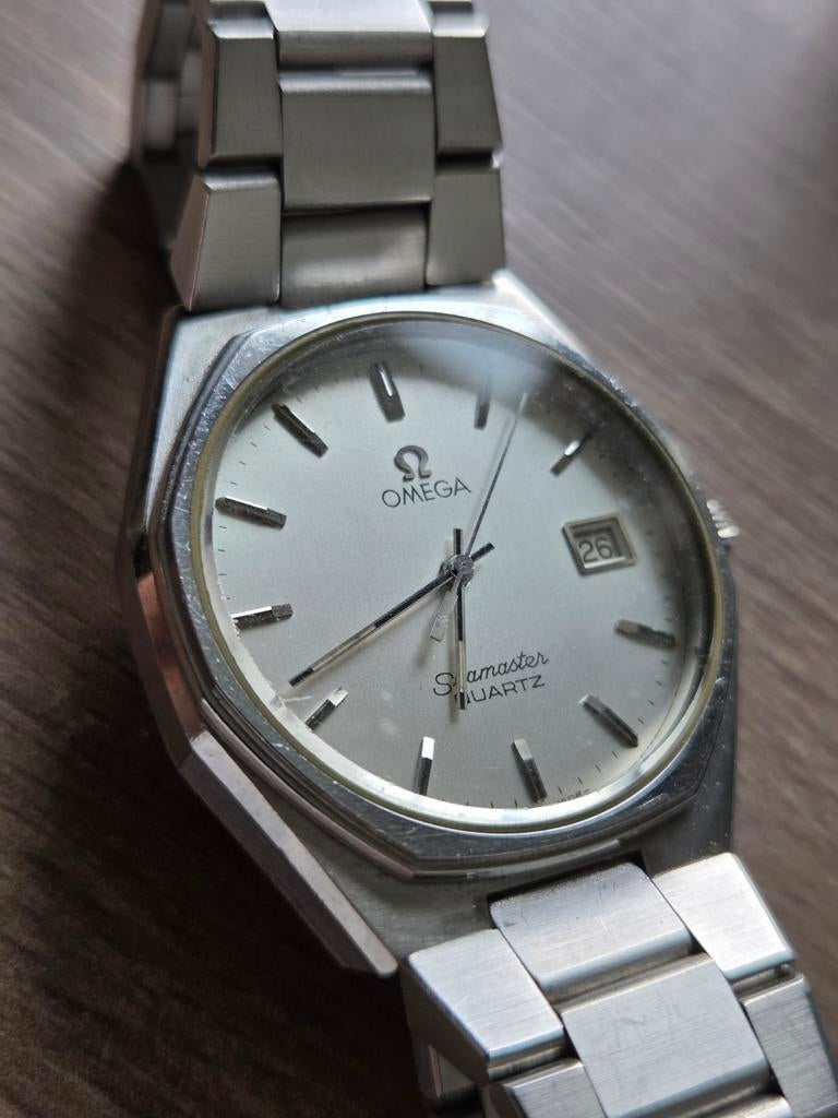 Prachtige Omega Seamaster quartz 1342 1978 originele band!, Ophalen of Verzenden