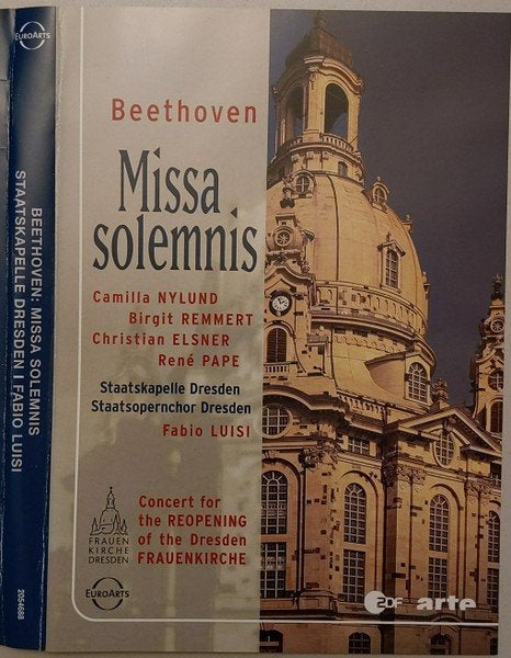 Beethoven Missa Solemnis Nylund, Remmert e.a. DVD, Alle leeftijden, Ophalen of Verzenden, Gebruikt