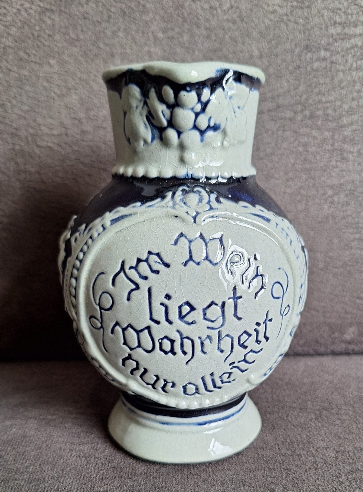 Vintage wijn karafje, Antiek en Kunst, Ophalen of Verzenden