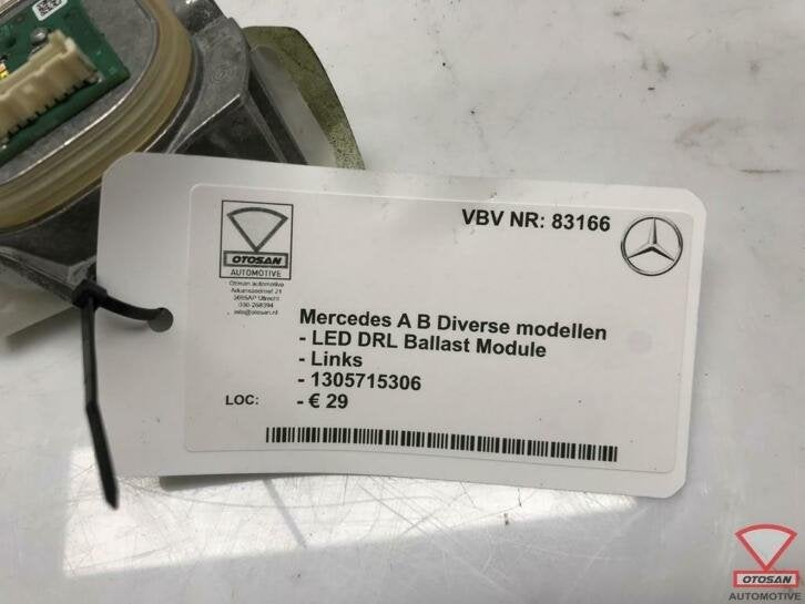mercedes diverse modellen led drl links module 1305715306, Gebruikt, Mercedes-Benz AG, Mercedes-Benz, Ophalen of Verzenden
