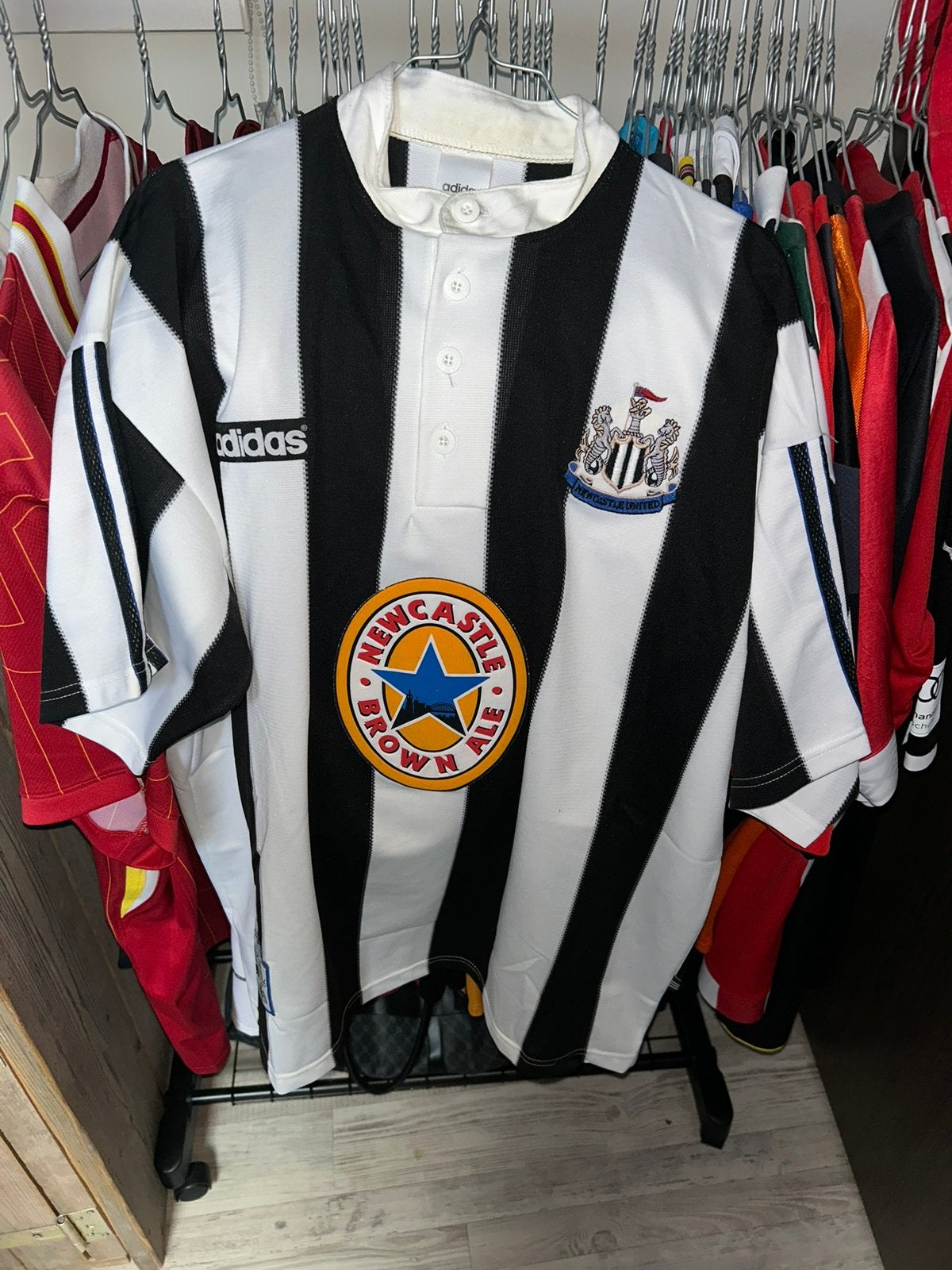 ORIGINEEL Newcastle united shirt 1995/1997, Ophalen of Verzenden, Zo goed als nieuw, Buitenlandse clubs, Shirt