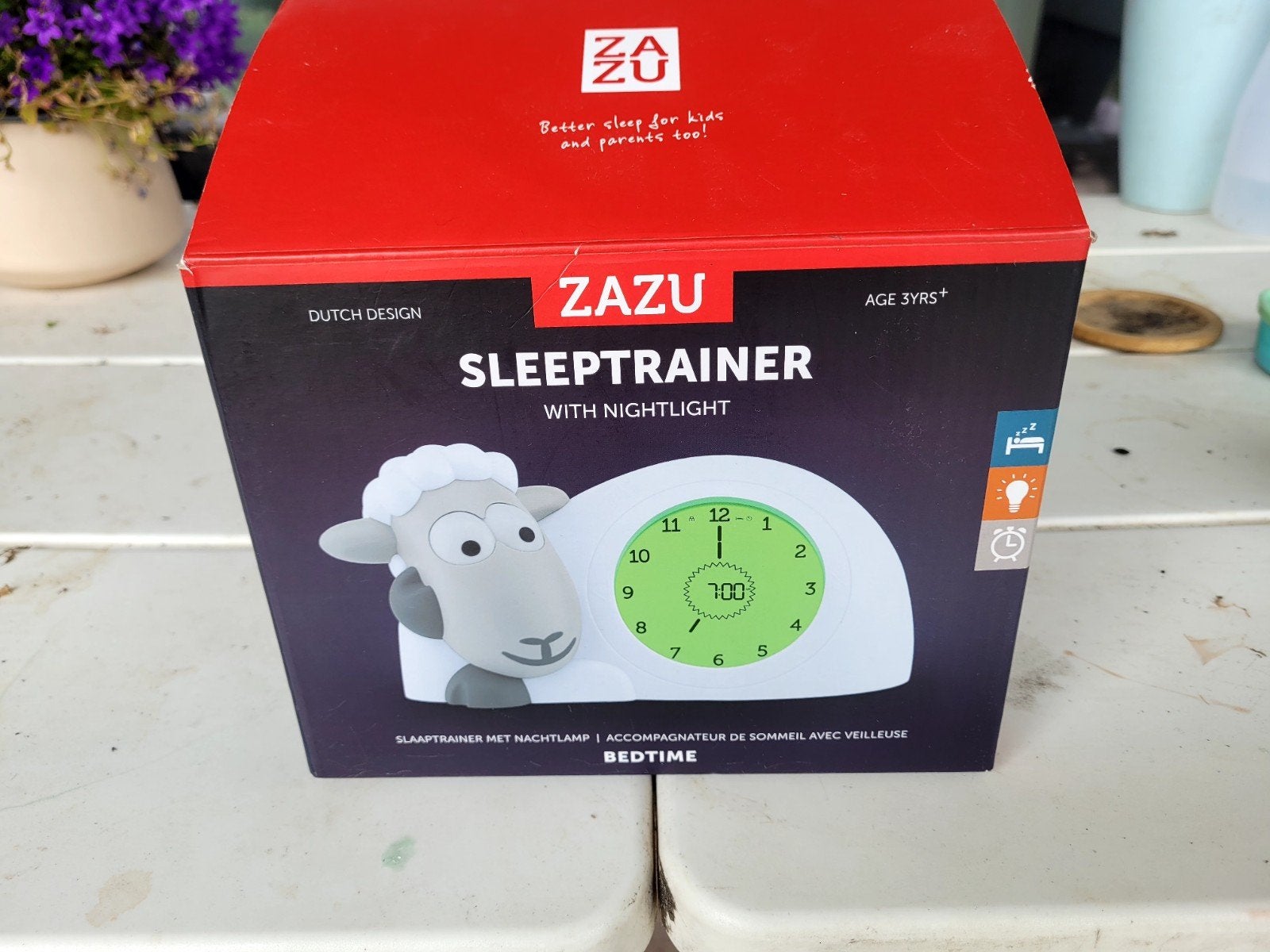 ZAZU Slaaptrainer met Nachtlamp - Schaap, Ophalen, Zo goed als nieuw, Digitaal