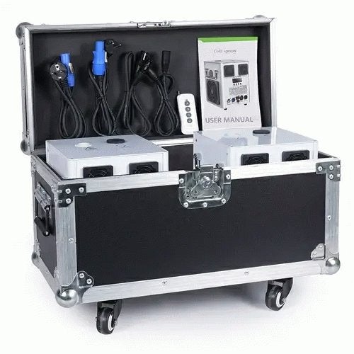 DJLicht Witte Sparkular Set – 2x 600W + 2-in-1 Flightcase, Muziek en Instrumenten, Geluidgestuurd, ., Overige typen, Nieuw