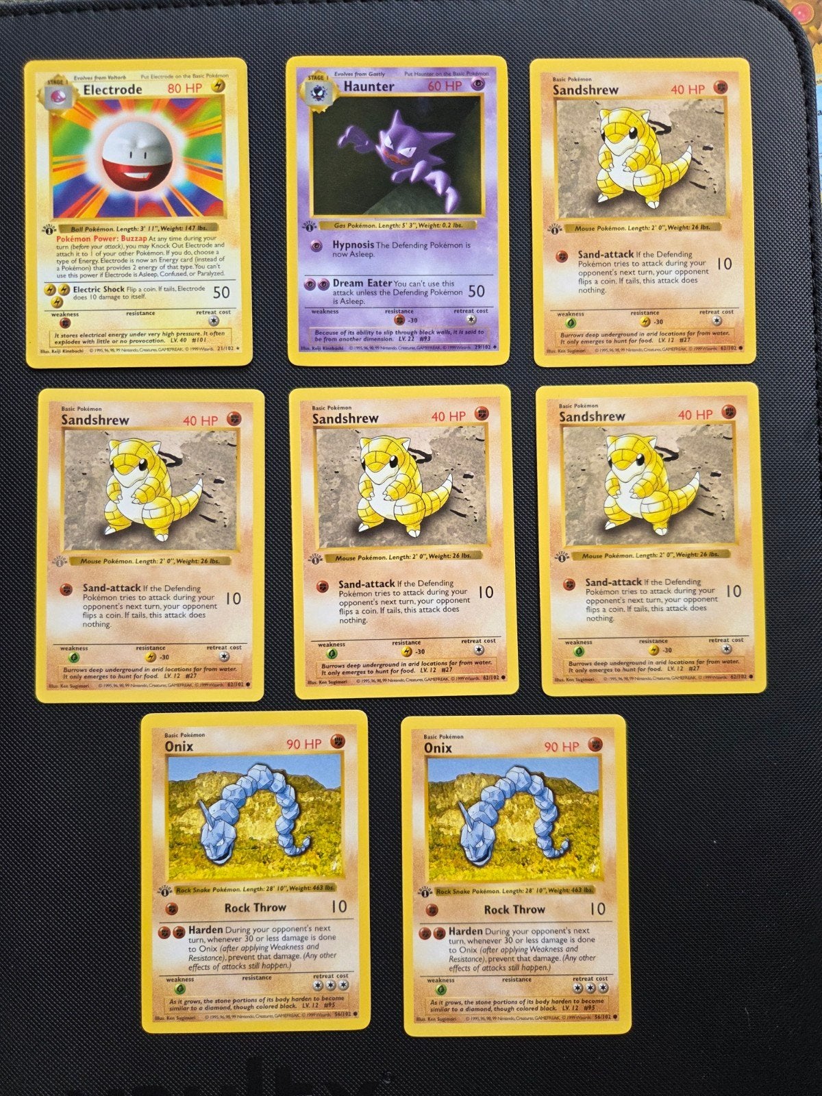 Base Set 1st Edition Kaarten, Ophalen of Verzenden, Zo goed als nieuw, Meerdere kaarten