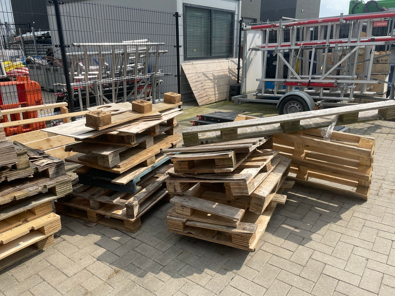 Gratis houten pallets diverse soorten en maten, Ophalen, Gebruikt, Minder dan 25 mm, Pallet