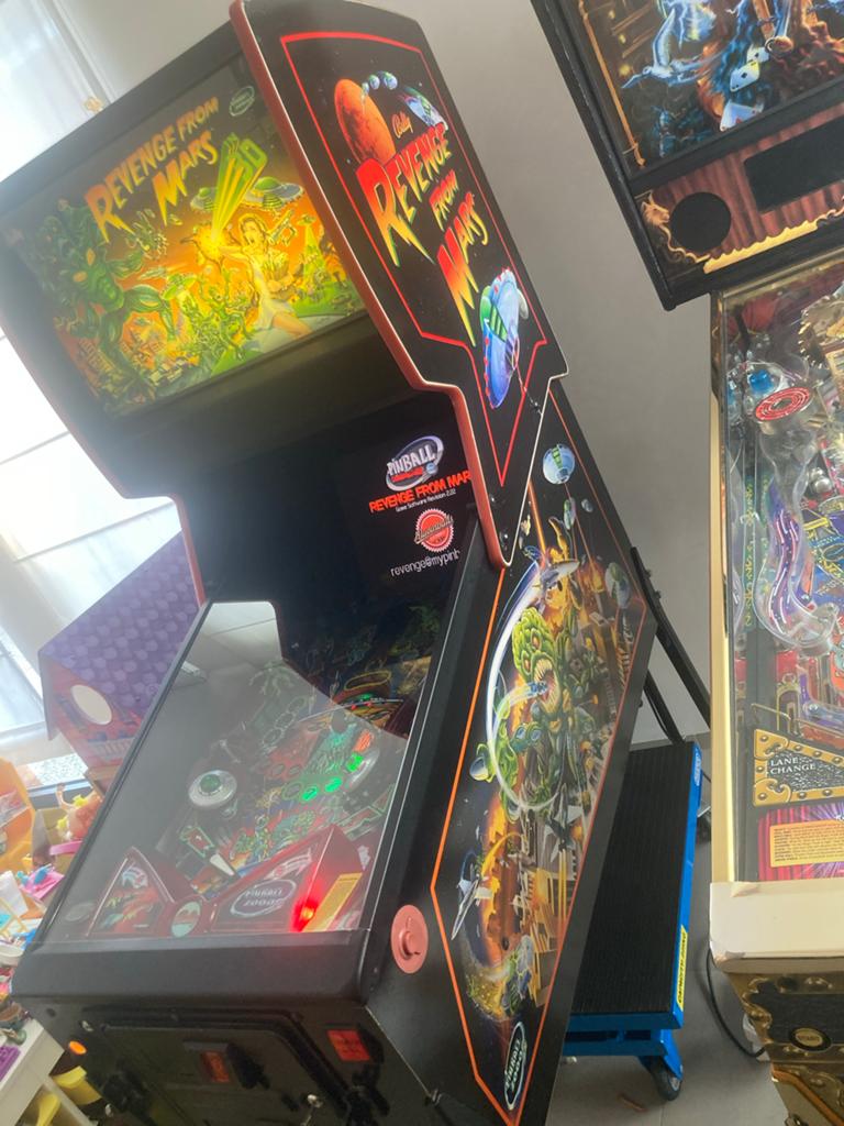 Bally Revenge From Mars Flipperkast, Ophalen, Elektronisch, Bally, Zo goed als nieuw