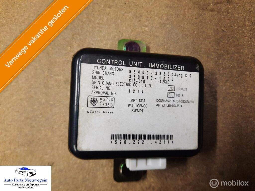 Immobiliser module 95400-38500, Nieuw, Ophalen of Verzenden