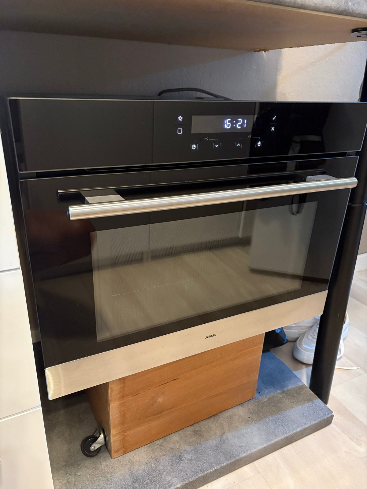 Atag CX14411A oven, Ophalen, 45 tot 50 cm, Gebruikt, Hete lucht
