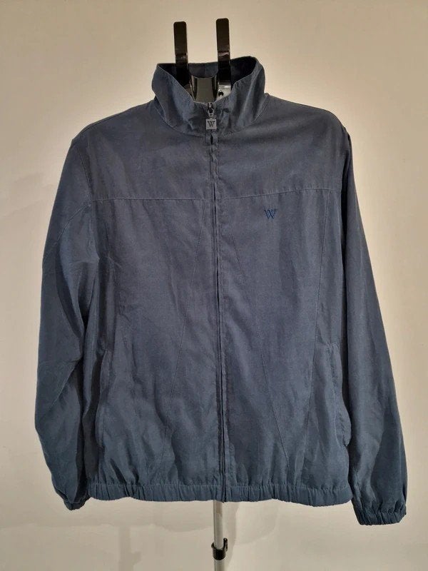 WOEI Rotterdam Windbreaker / Tussenjas – Maat L, Kleding | Heren, Ophalen of Verzenden, Zwart