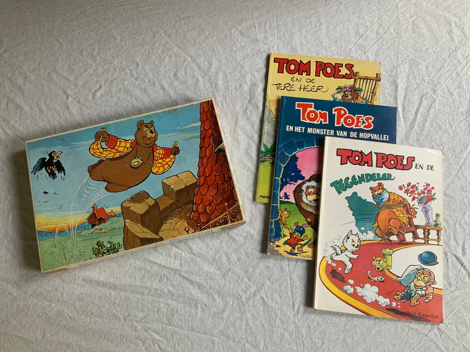 Tom Poes, Boeken, Meerdere stripboeken, Ophalen of Verzenden, Gelezen