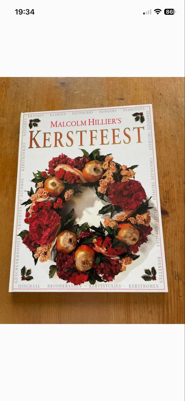 Malcolm Hillier's Kerstfeest: Inspiratie voor de Feestdagen, Diversen, Kerst, Ophalen of Verzenden, Zo goed als nieuw
