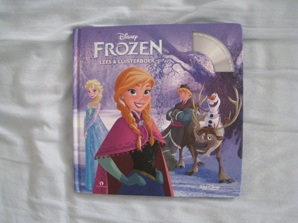 Frozen : Lees & Luisterboek + CD. + puzzelboek, Boeken, Ophalen of Verzenden, Gelezen