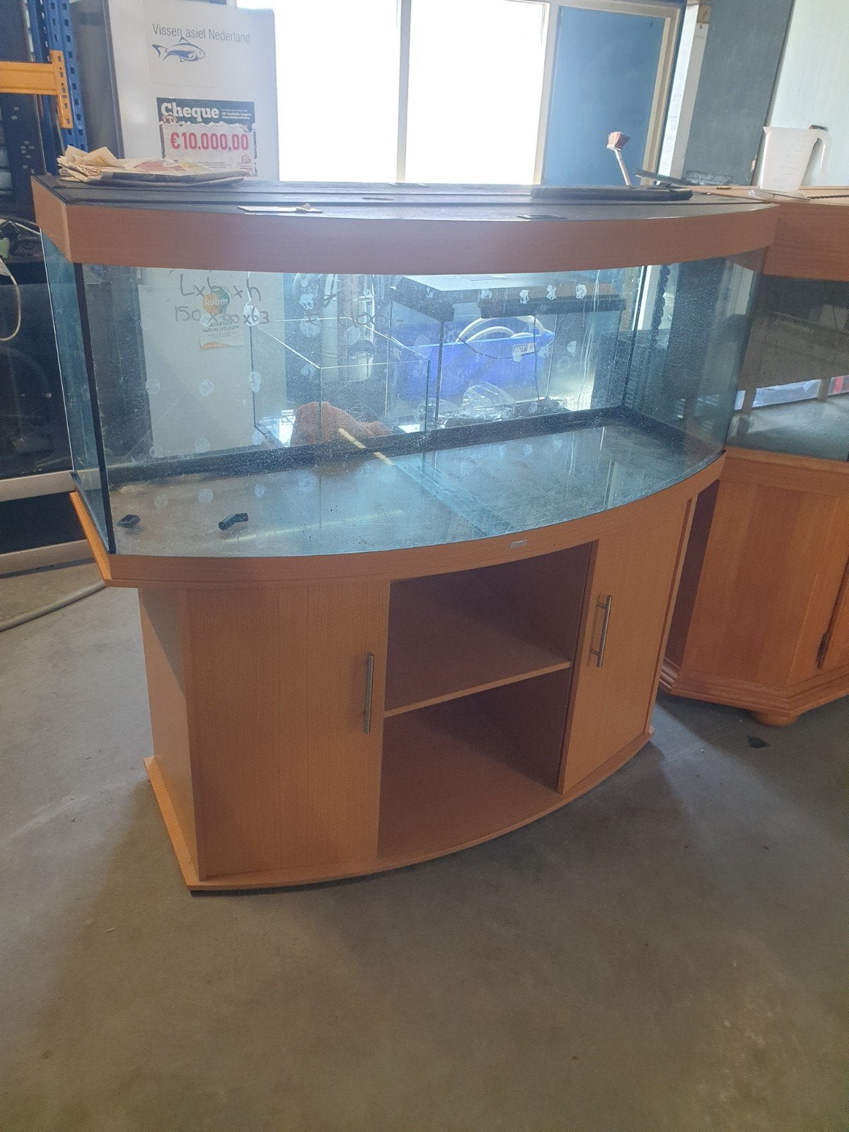 2ehands juwel aquarium 150x60x63, Ophalen, Zo goed als nieuw, Leeg aquarium, X
