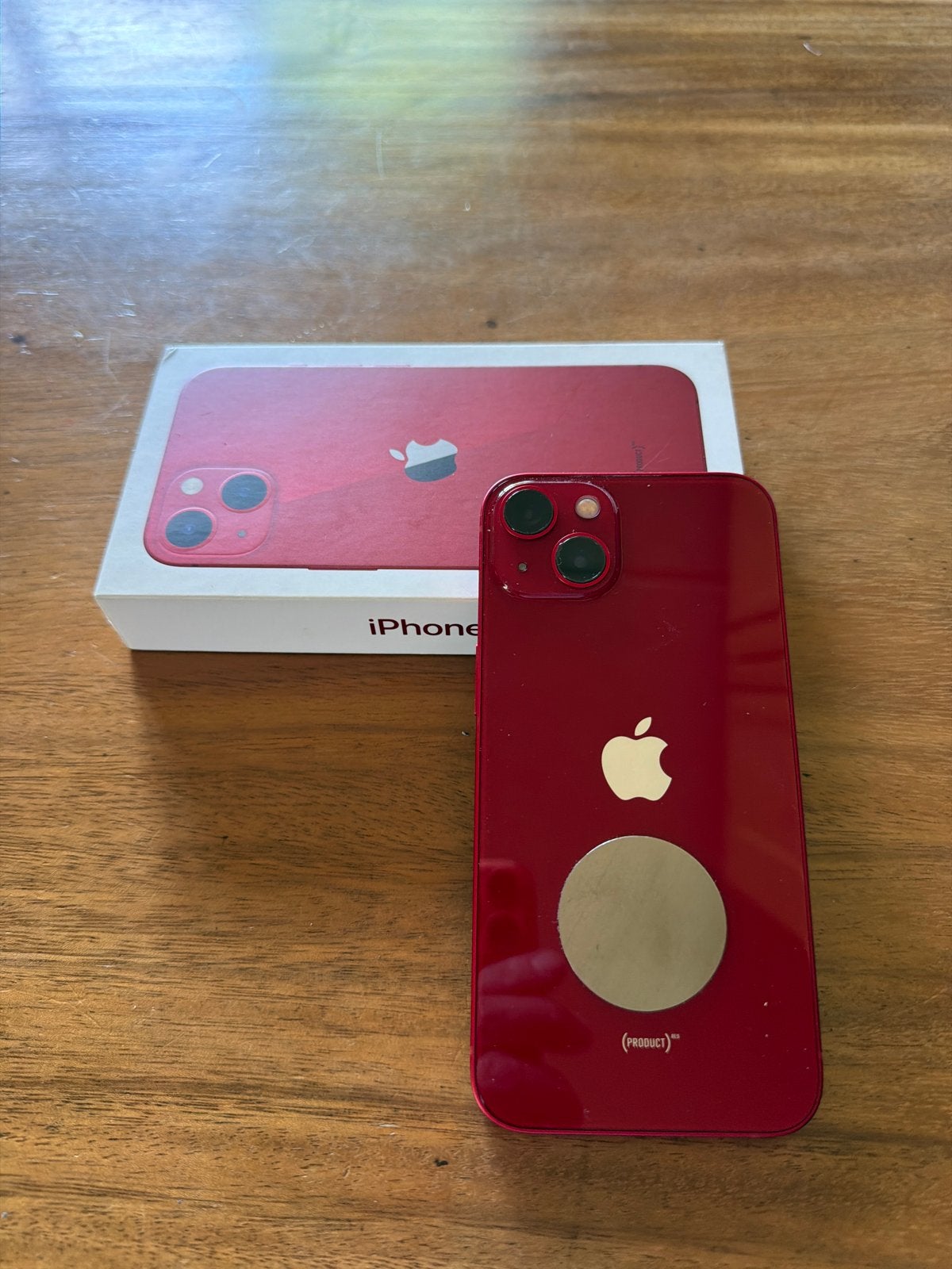 iPhone 13 (PRODUCT)RED - Zo goed als nieuw, Ophalen, 128 GB, IPhone 13, Zo goed als nieuw