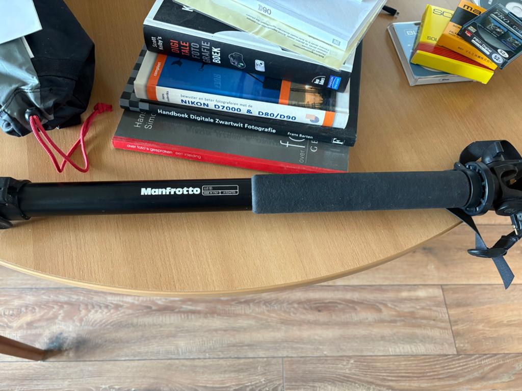 Manfrotto statieven, Ophalen of Verzenden, 175 cm of meer, Eenpoot