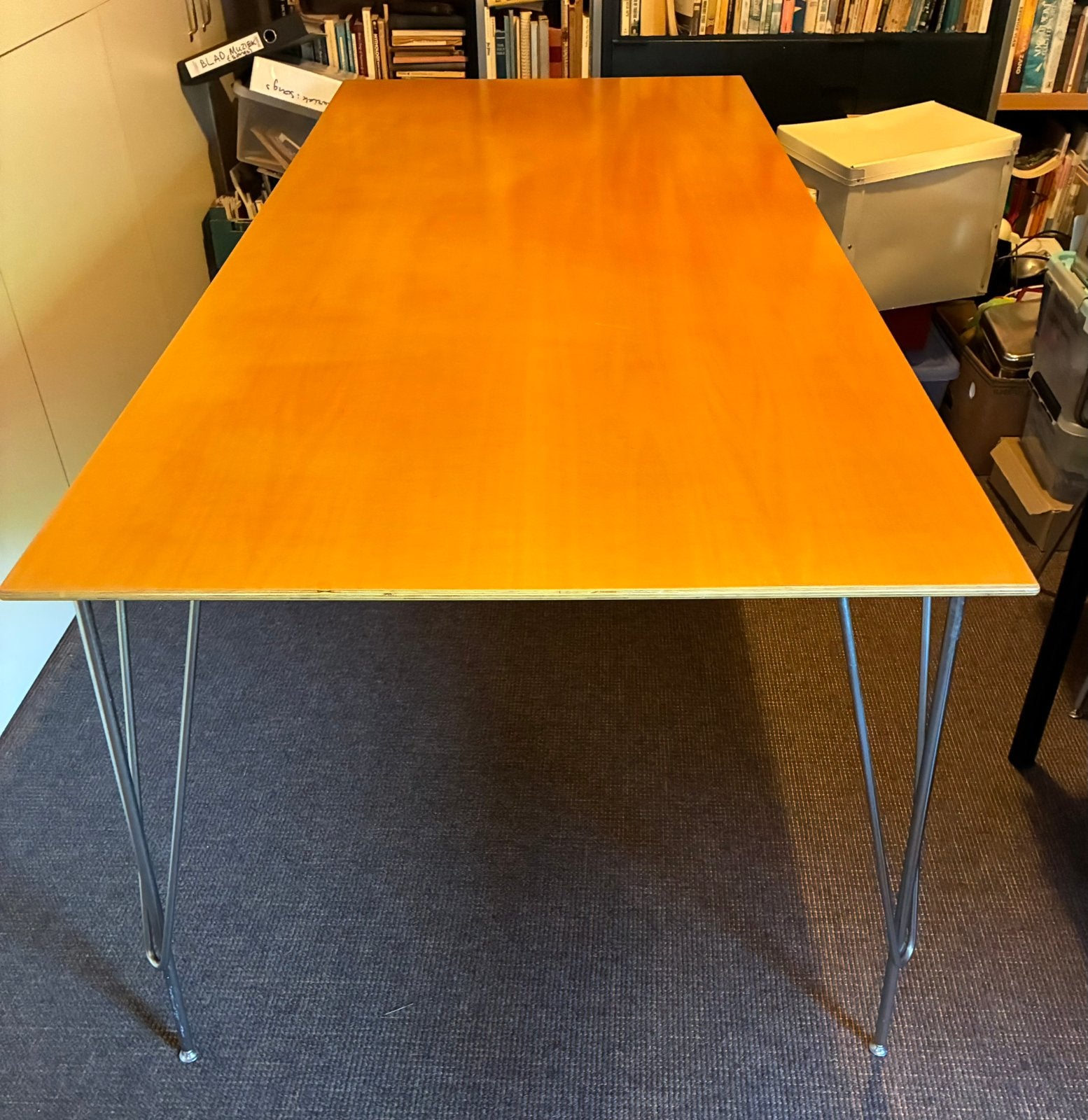 Tafel stijl Fritz Hansen, 200x90, Ophalen, Gebruikt, 50 tot 100 cm, Vijf personen of meer
