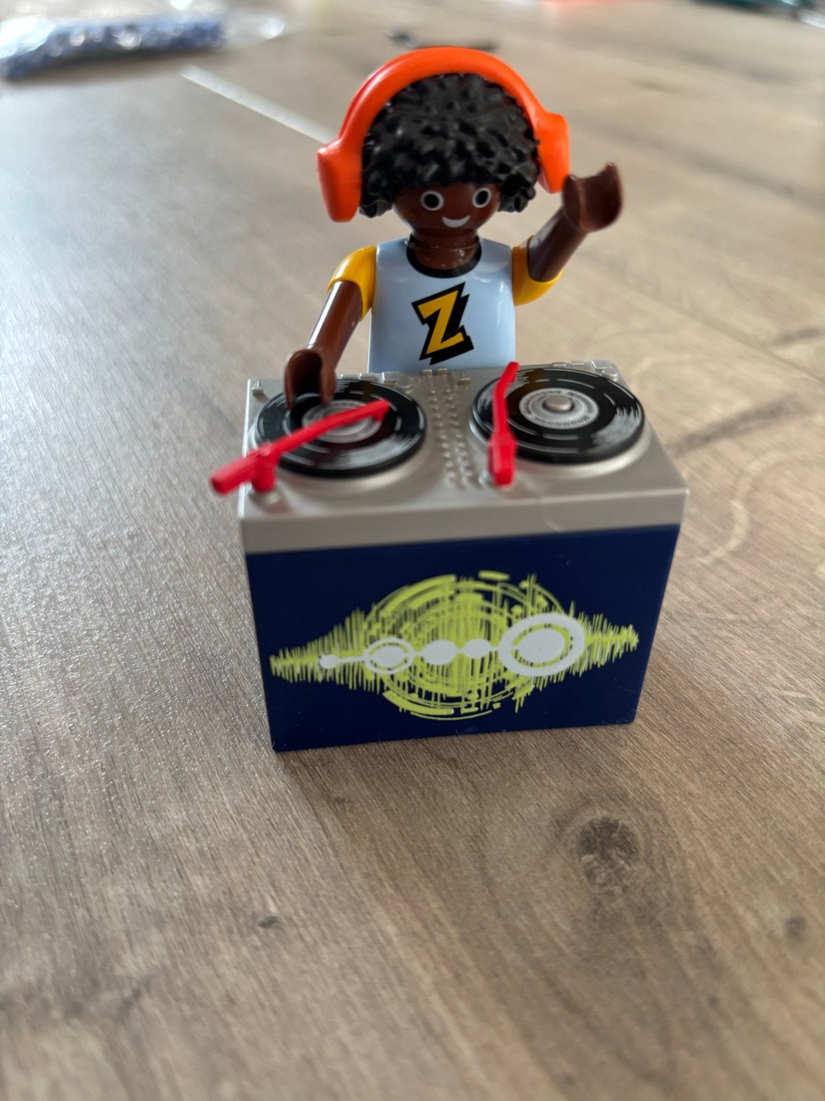 Playmobil DJ met draaitafels en koptelefoon, Ophalen of Verzenden, Zo goed als nieuw