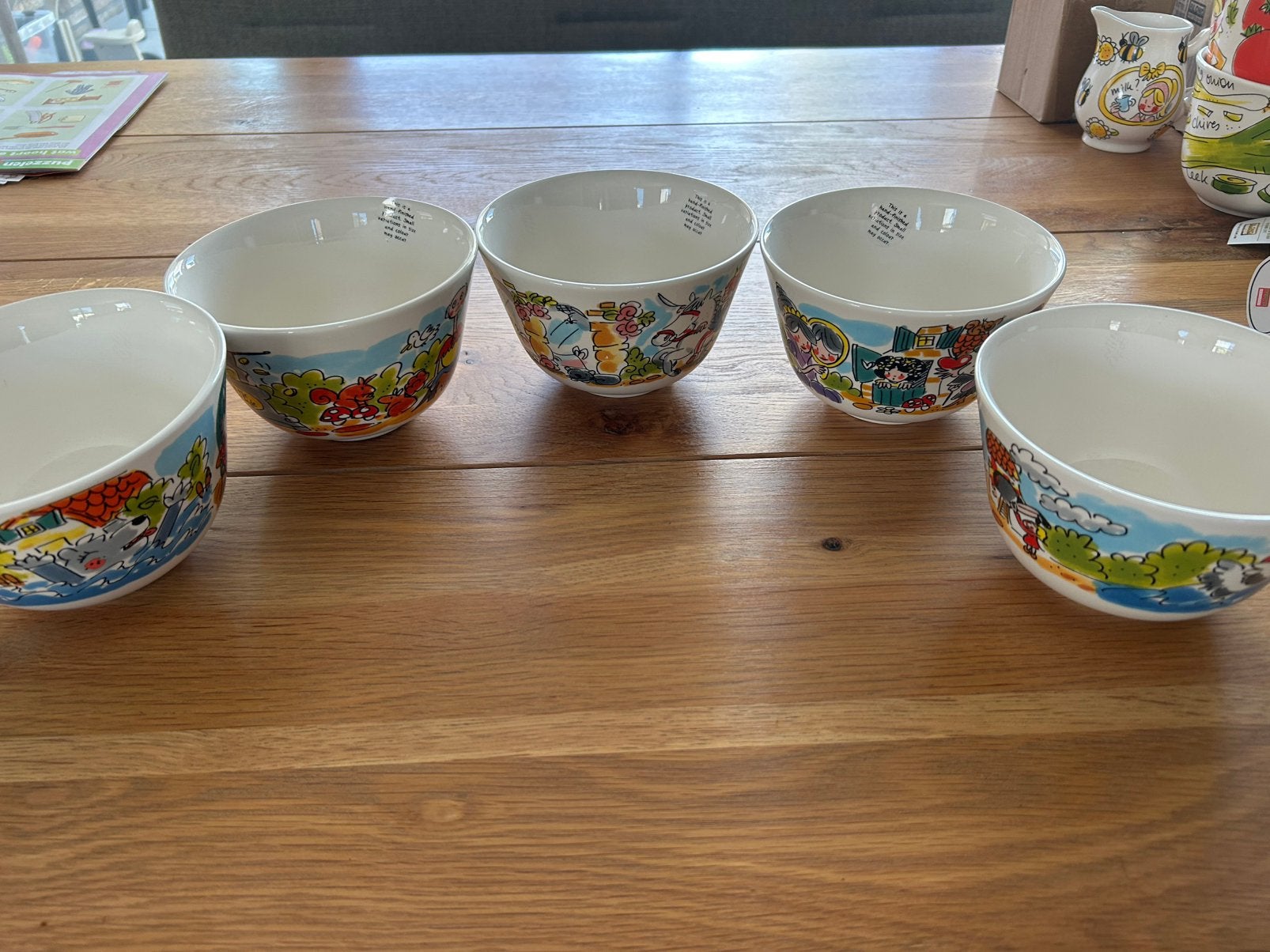 Nieuw blond Amsterdam 5 kommen schaaltjes efteling, Ophalen, Nieuw, Aardewerk, Kom(men)