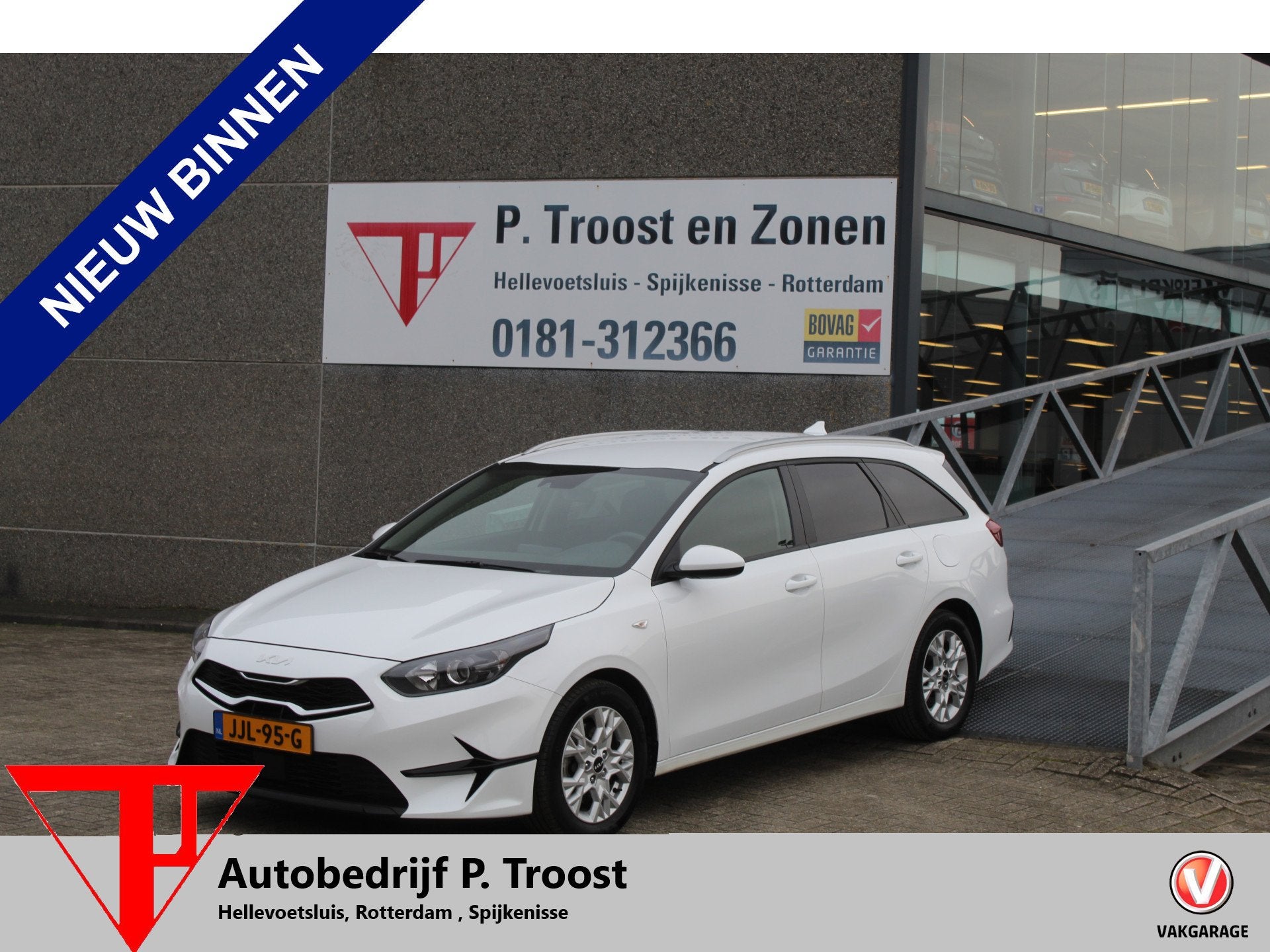 Kia Ceed Sportswagon 1.0 T-GDi DynamicPlusLine Stoelverwarmi, Voorwielaandrijving, Gebruikt, Euro 6, Wit
