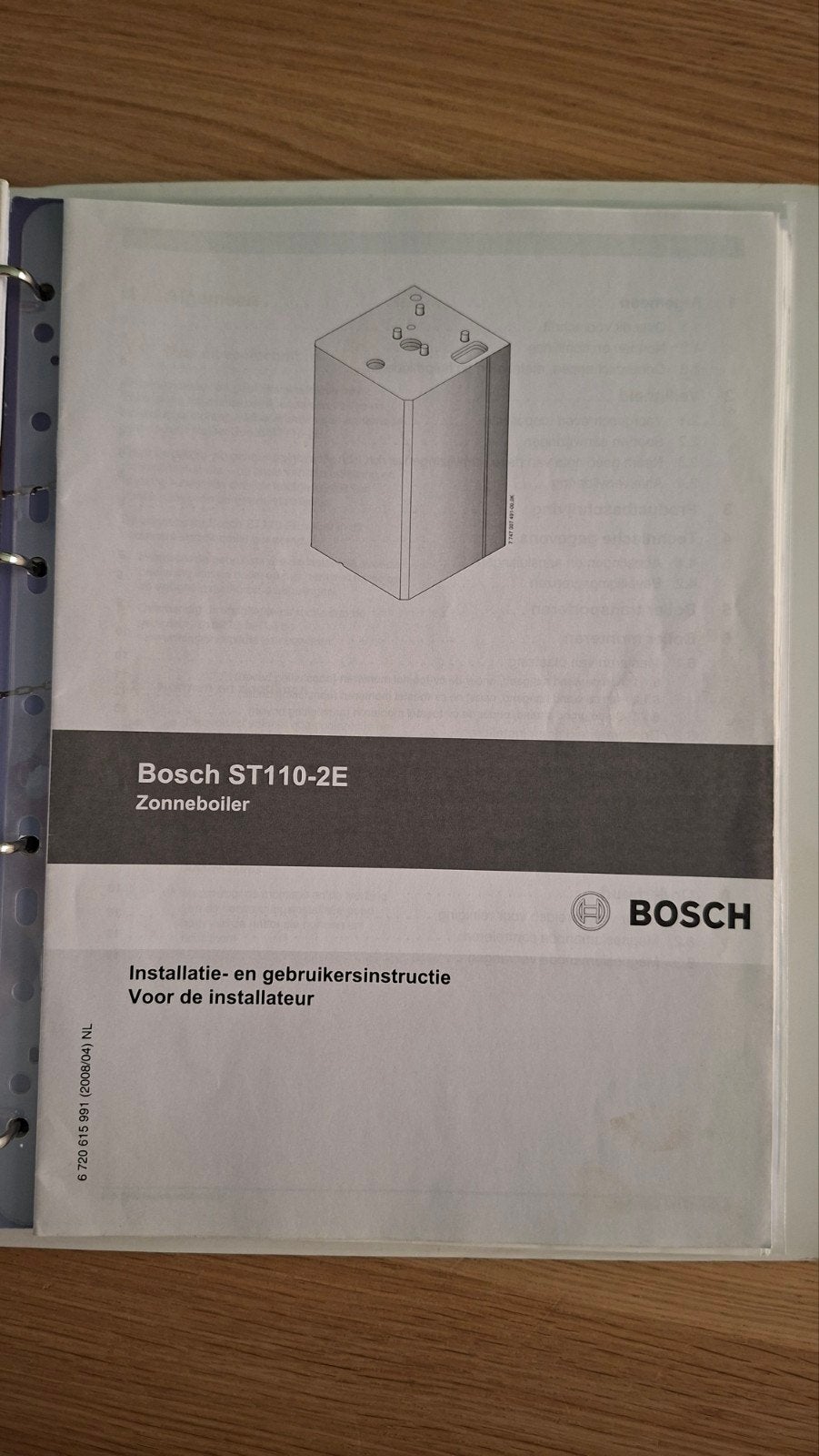 Zonneboiler reservoir 108 liter, Ophalen, Gebruikt, Overige typen, 60 tot 150 cm