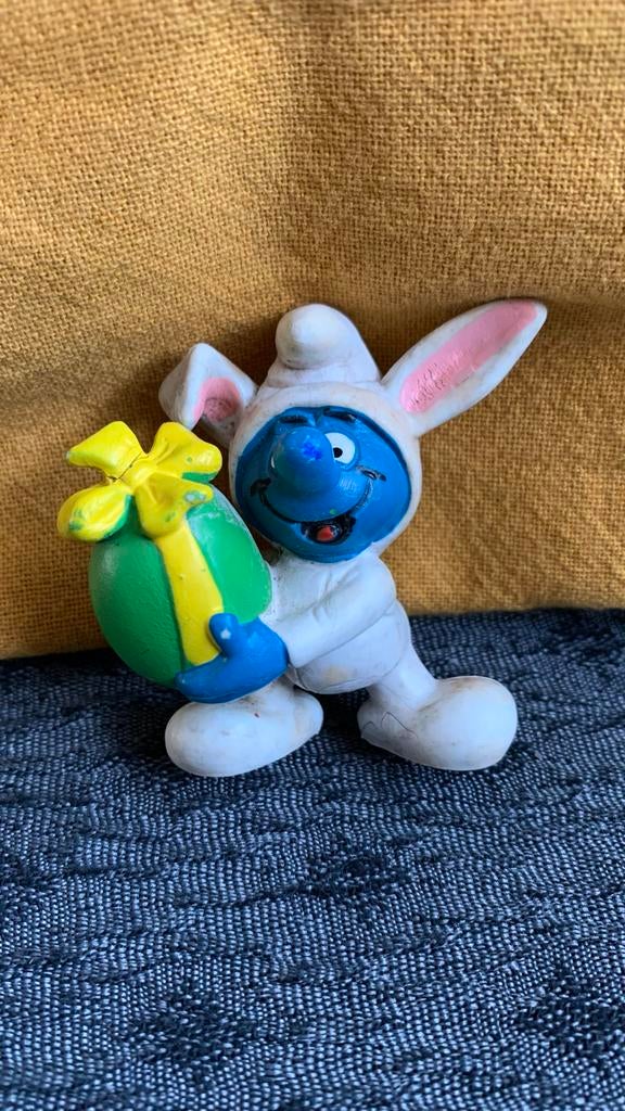 Vintage Smurfen beeldjes - Vitrage Smurf, Gitaar Smurf, Schi, Verzamelen, Smurfen, Verzenden, Gebruikt, Verschillende Smurfen