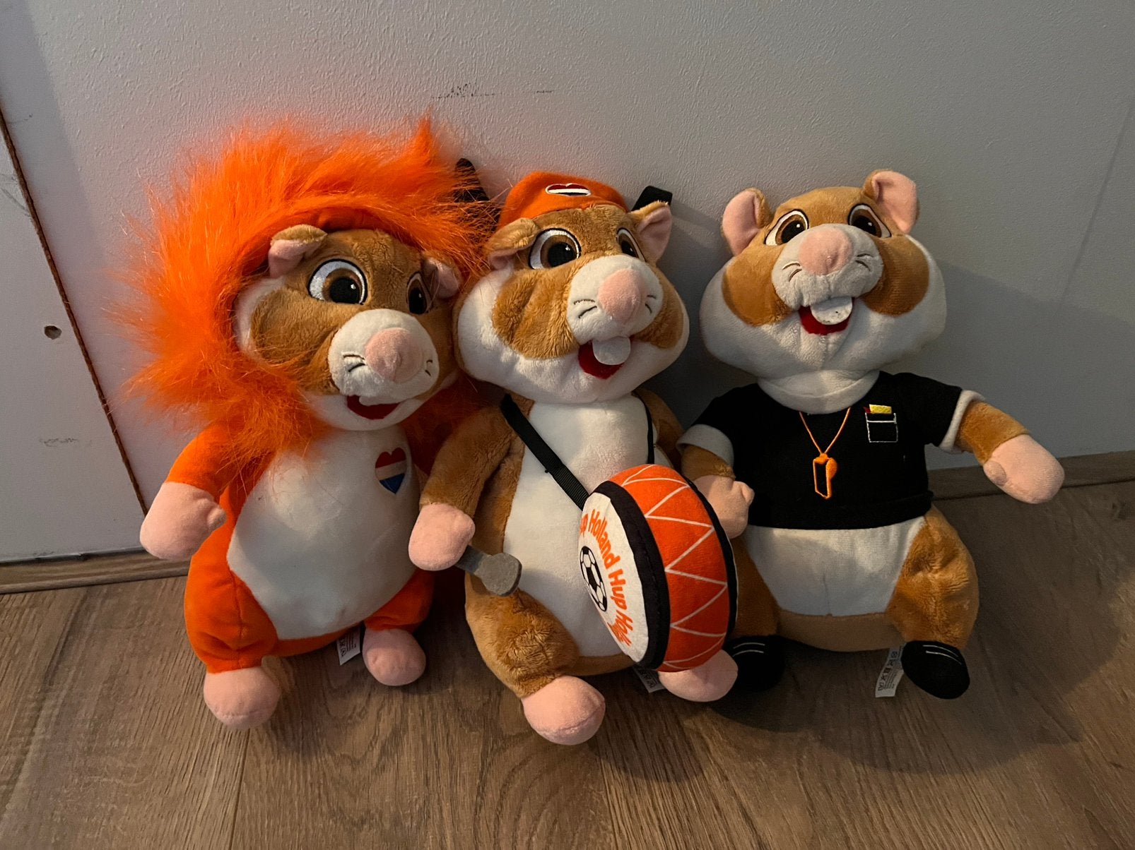 3 oranje hamsters, Ophalen of Verzenden, Zo goed als nieuw, Overige typen