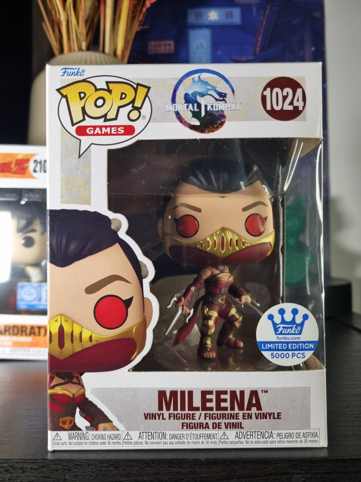 Funko Pop Mileena 1024 Mortal Kombat Limited Edition, Kinderen en Baby's, Ophalen of Verzenden, Zo goed als nieuw