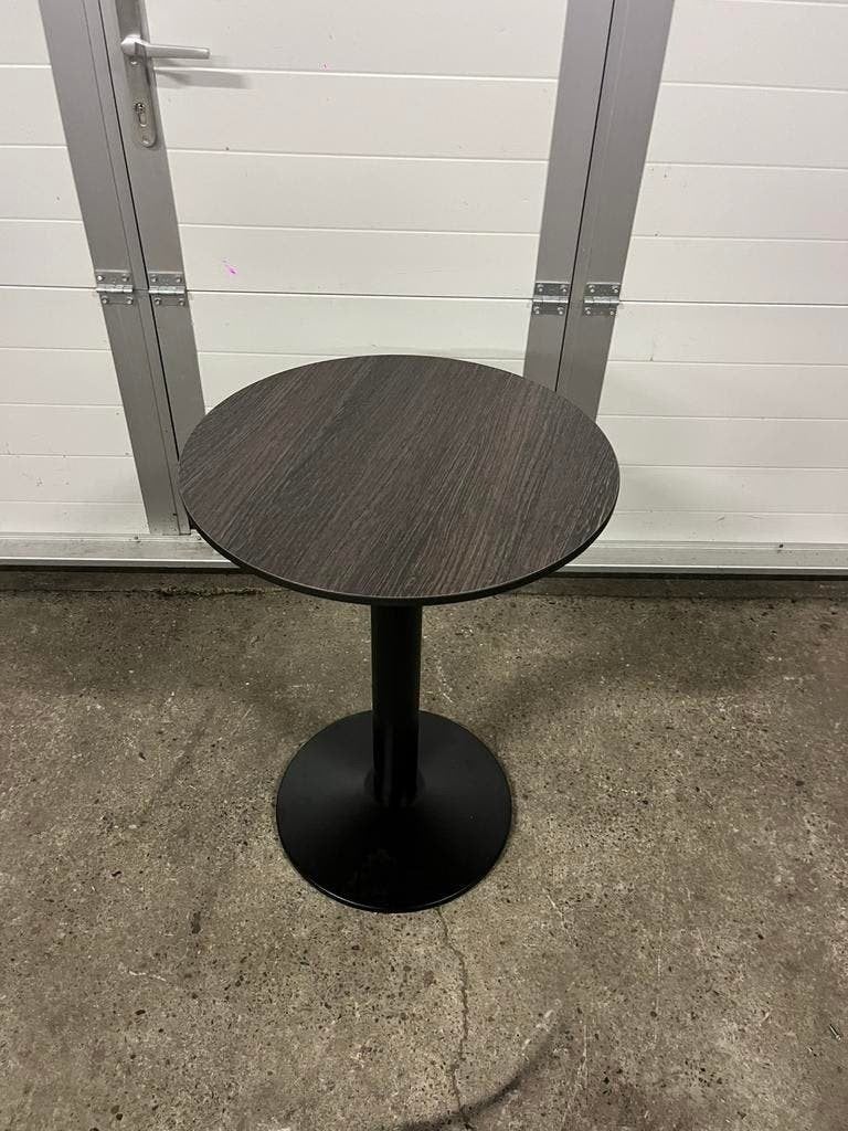 9 stuks Bistro horeca terras tafels trespa rond 55 cm nieuw, Ophalen, Nieuw