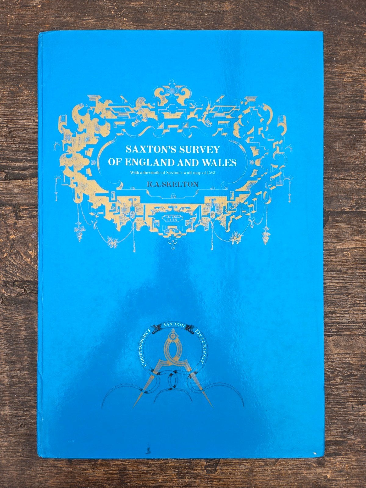 Groot-Folio Atlas: Saxton's Survey of England and Wales 1974, Ophalen of Verzenden, Landkaart