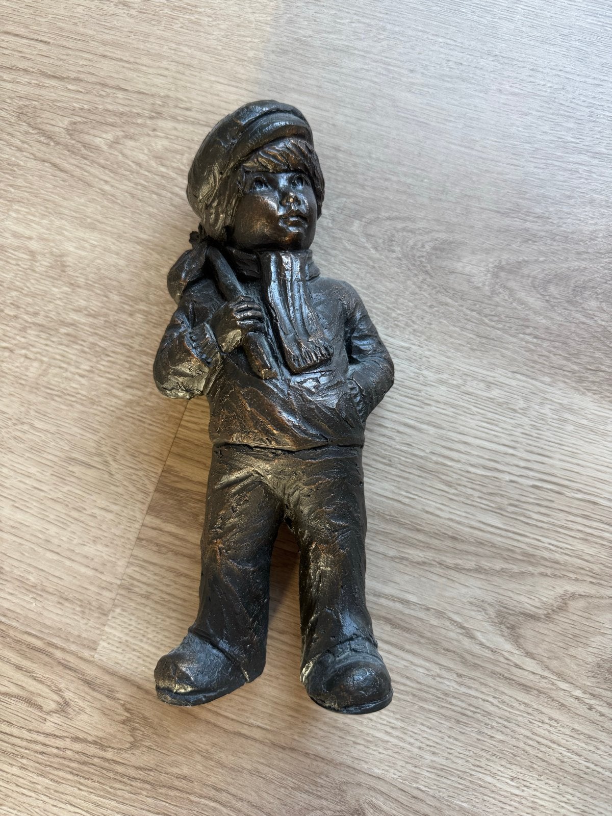Prachtig gebronsd beeld Geert Kunen gesigneerd – handgemaakt, Minder dan 20 cm, Ophalen of Verzenden, Brons, Gemerkt