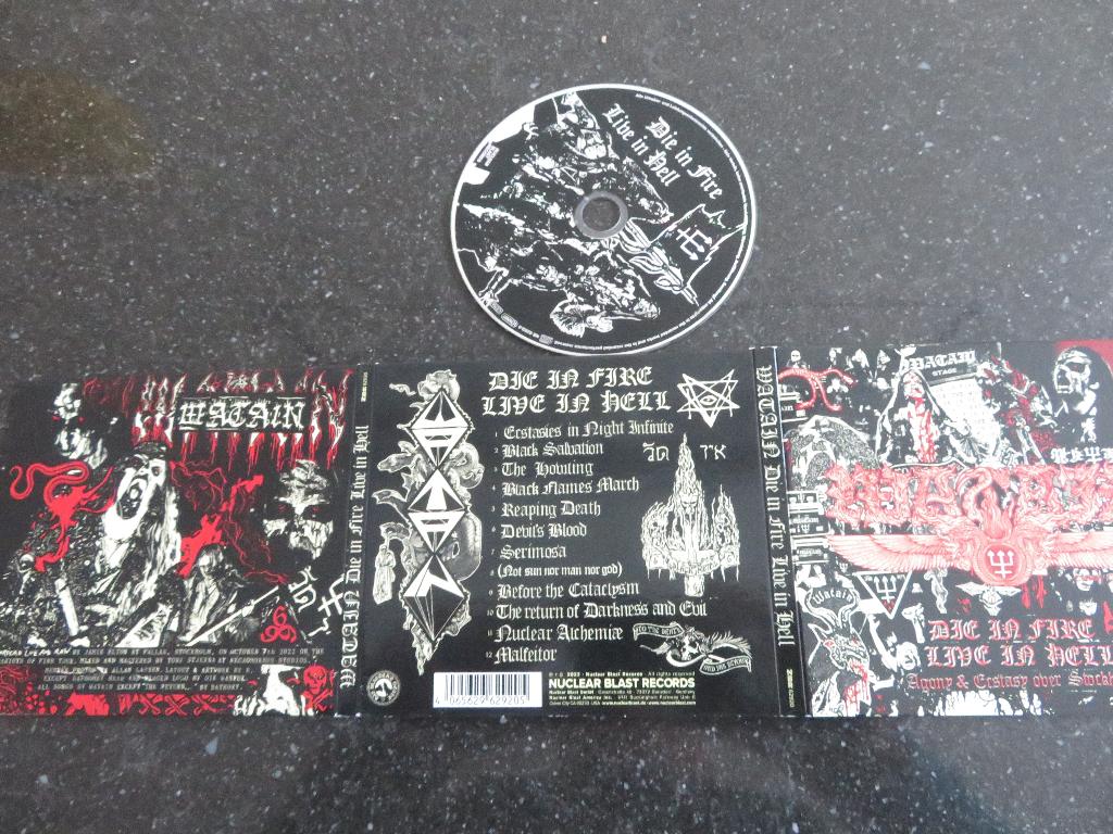 Watain – Die In Fire - Live In Hell    DIGIPACK, Verzenden, Zo goed als nieuw