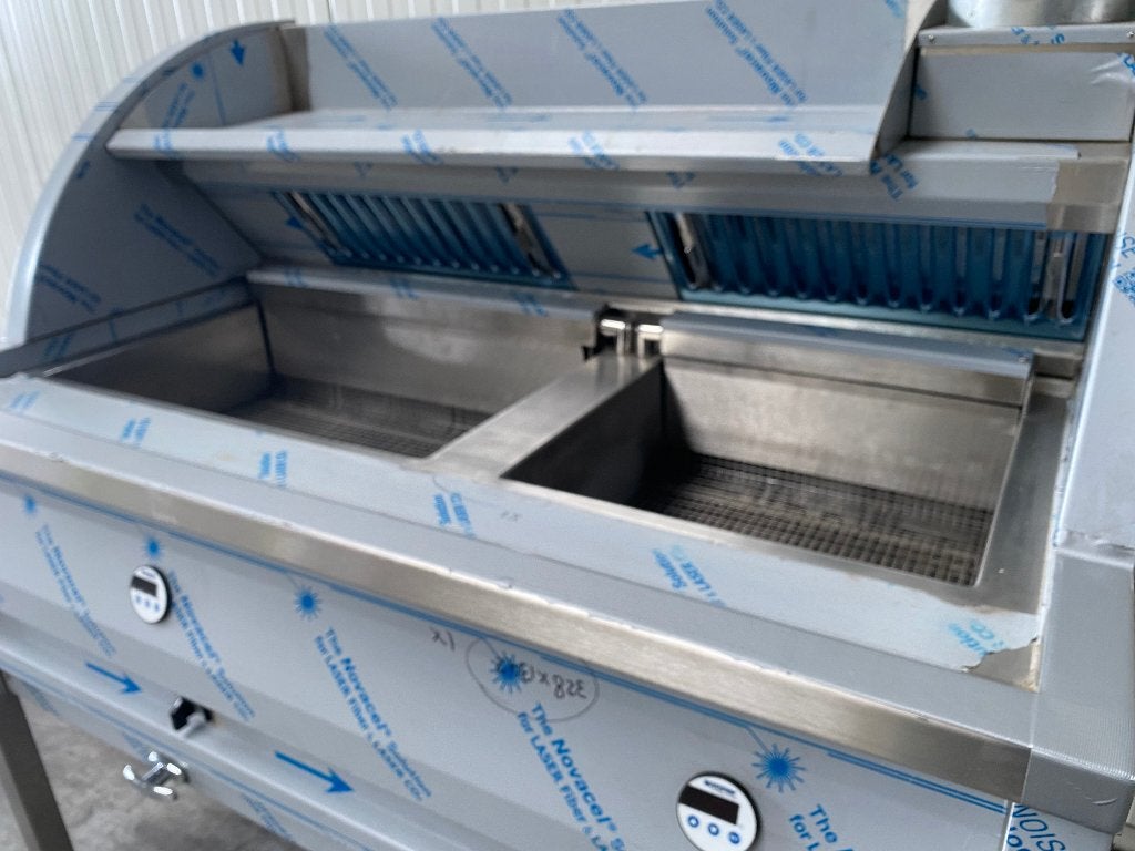 Elektrische 400V visbakoven / vis frituur bakwand - friteuse, 4 liter of meer, Verzenden, Nieuw, BBT | Food Equipment