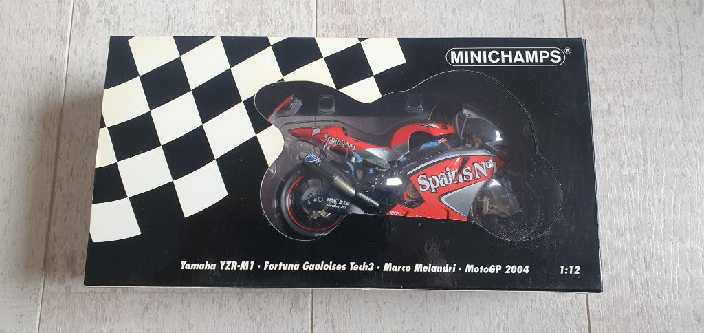 minichamps 1:12 marco melandri moto gp 2004..., Ophalen of Verzenden, Nieuw, Motoren