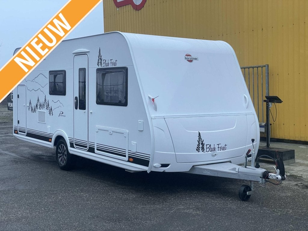 Bürstner Premio Black Forest 495 TK, Caravans en Kamperen, Caravans, Dwarsbed, Bedrijf, Bürstner, 5 tot 6 meter