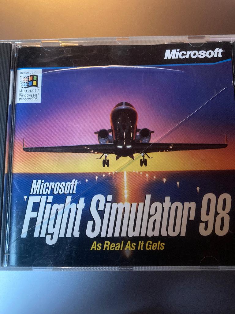 Vintage Flight simulator 98, Spelcomputers en Games, Games | Pc, Zo goed als nieuw, Simulatie, 1 speler, Vanaf 12 jaar, Ophalen of Verzenden