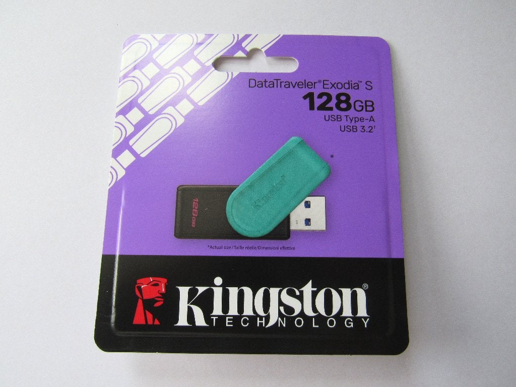 Kingston DataTraveler Exodia S USB 3.2 stick 128GB nieuw, Computers en Software, Kingston, Nieuw, Ophalen of Verzenden, 128 GB