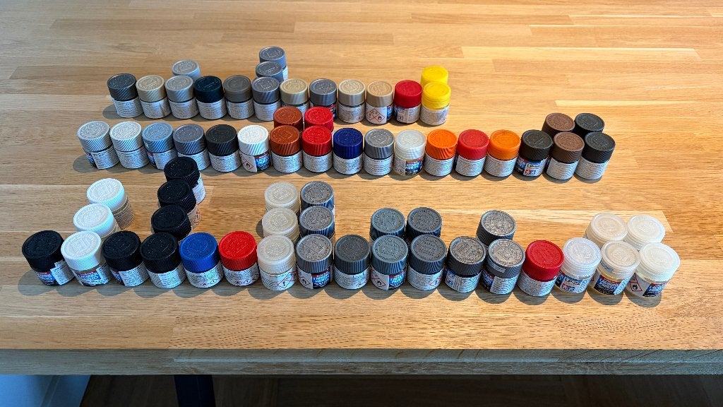 Tamiya LP verf – 70 potjes, 46 verschillende codes, Ophalen, Nieuw, Overige typen