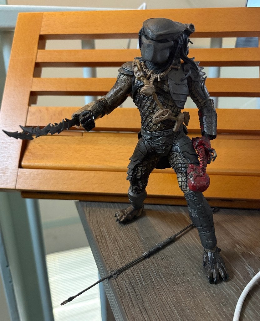 McFarlane Toys Movie Maniacs Series 6 Predator (2004), Ophalen of Verzenden, Gebruikt, Film, Actiefiguur of Pop