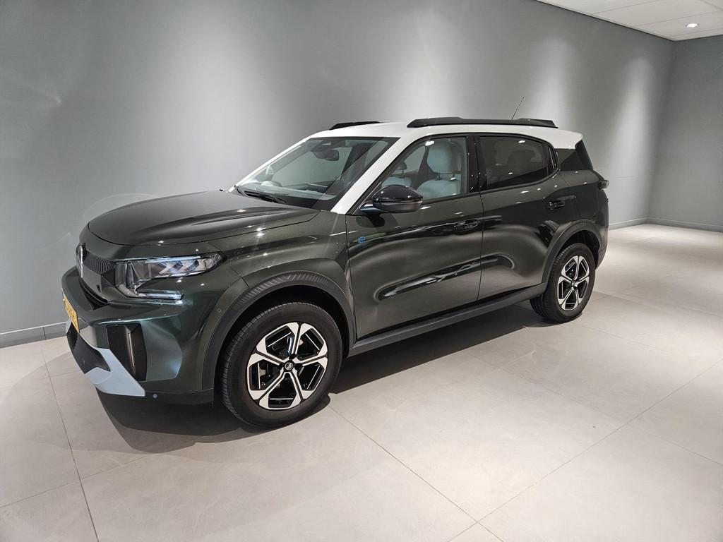 Citroen E-C3 Aircross EV 44kWh 113pk Max Navi/ Clima/ Cruise, 12 maanden, Stof, Gebruikt, Zwart