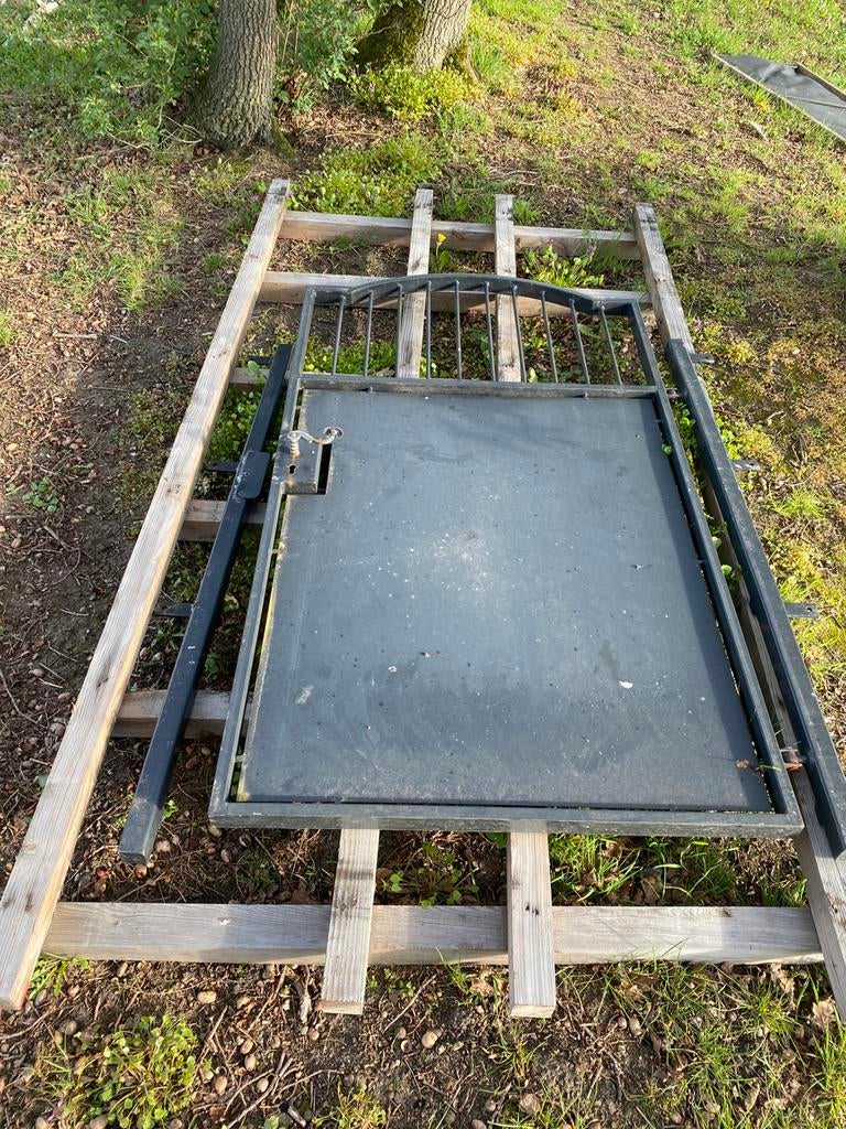 Poort loophek, Tuin en Terras, Ophalen, Gebruikt, IJzer, Tuinhek