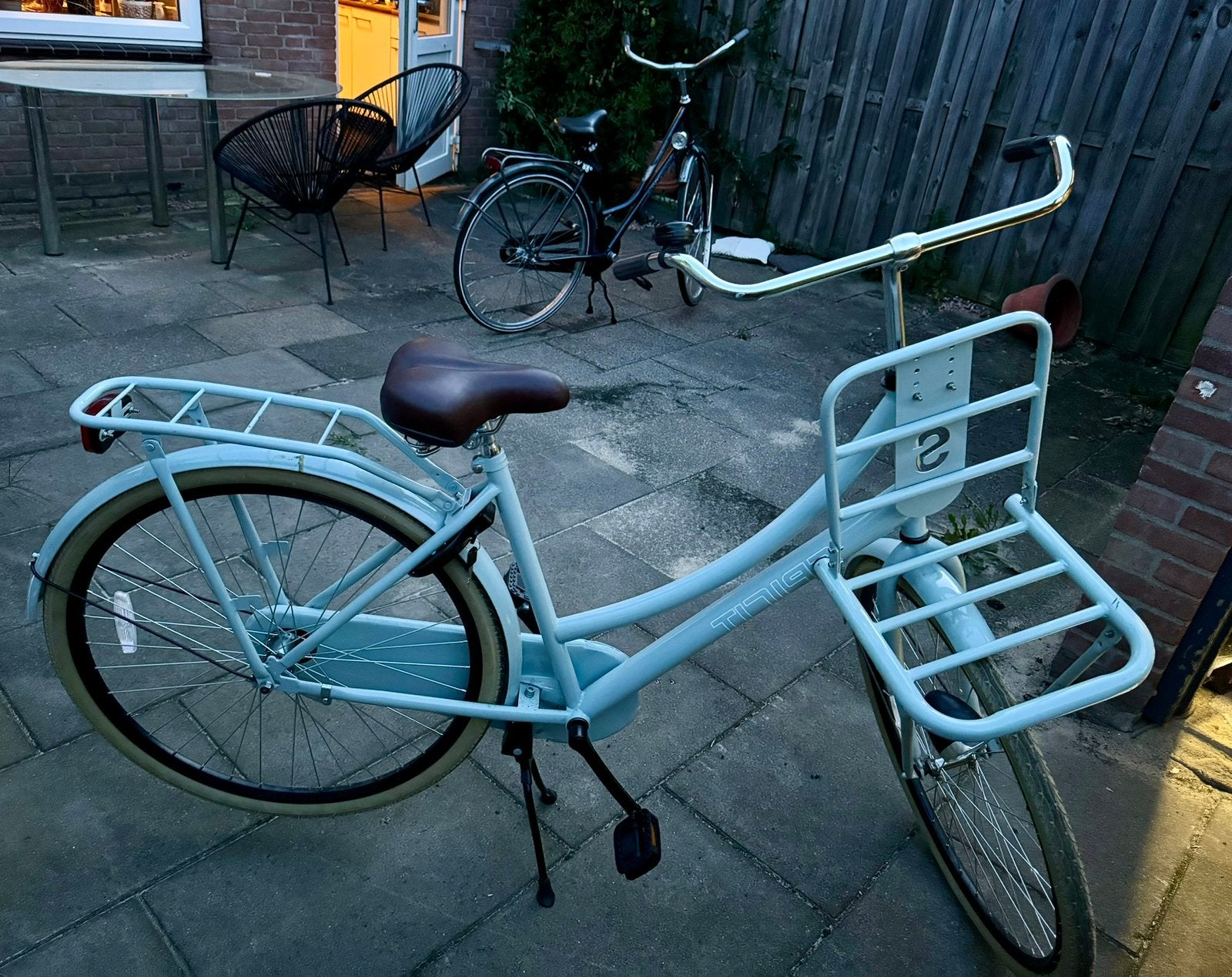 Spirit damesfiets / transportfiets lichtblauw – nette staat, Ophalen, Zo goed als nieuw