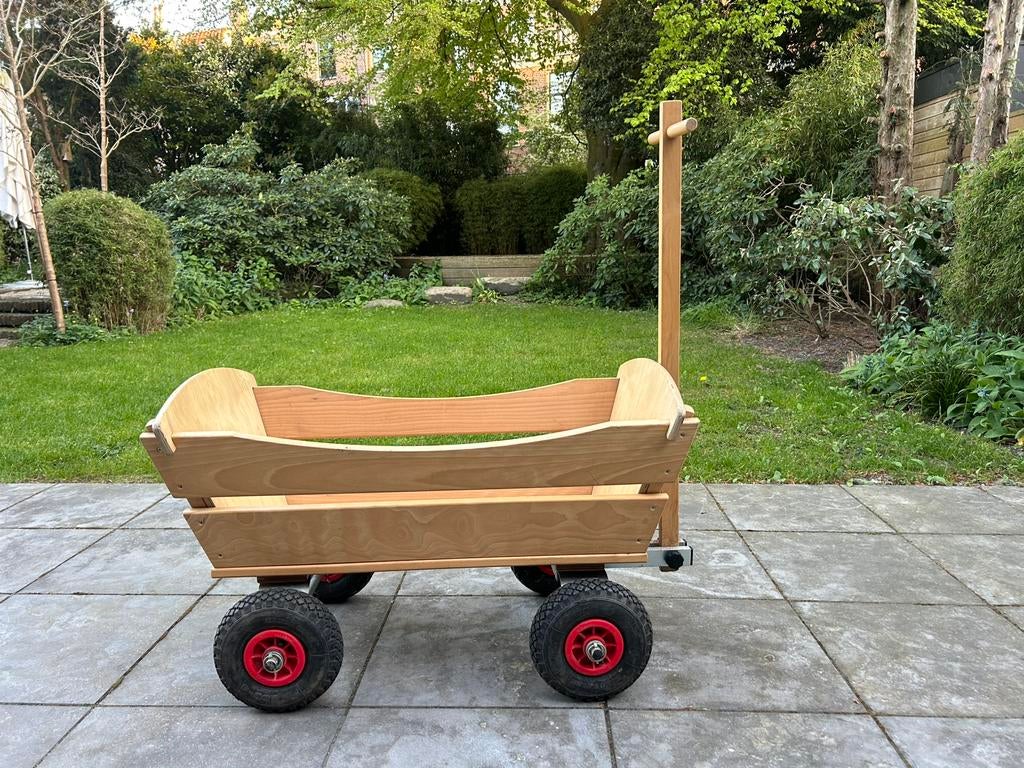 Bolderkar hout, Ophalen, Gebruikt