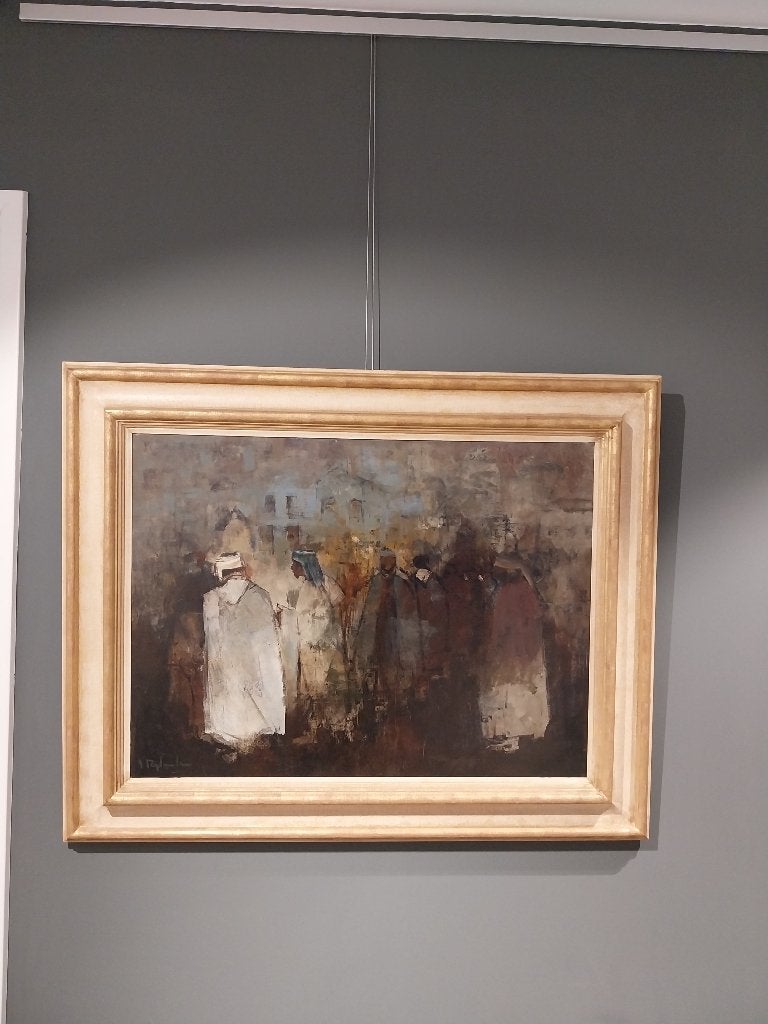 Jan rijlaarsdam, Antiek en Kunst, Doek, Portret of Personen, Impressionistisch, Ophalen of Verzenden