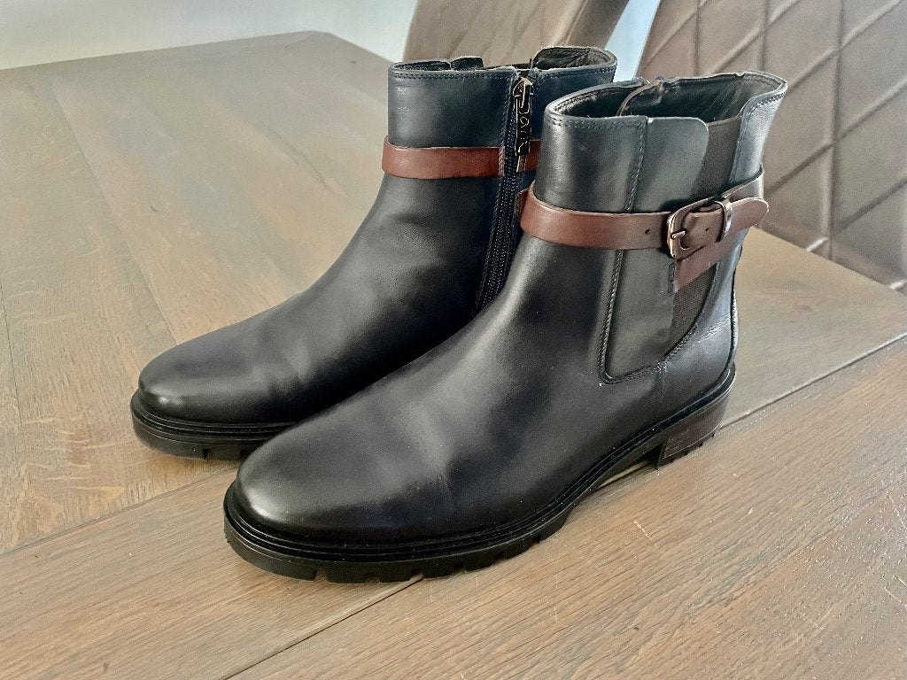 nieuwe ENKELLAARSJES van Ara maat 38 - WD014, Zwart, Lage of Enkellaarzen, Nieuw, X