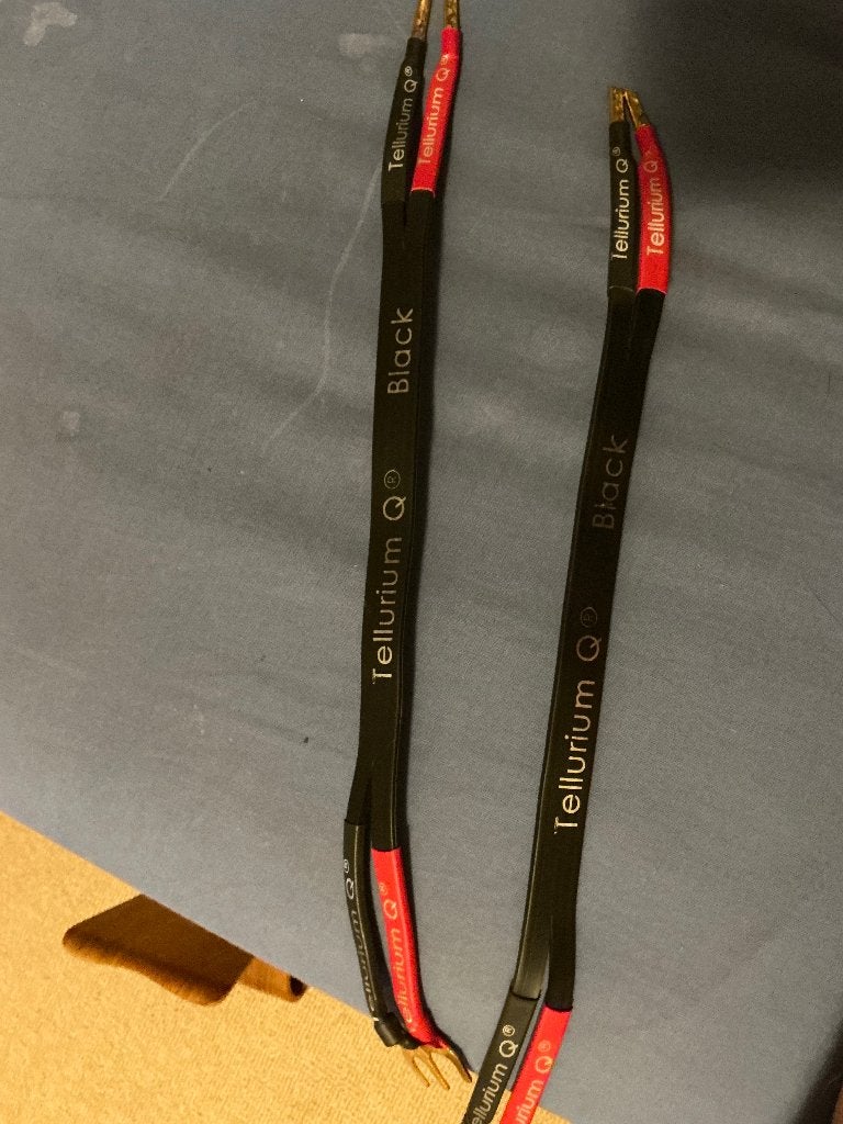 Tellurium Q black luidspreker jumpers, Ophalen of Verzenden, Zo goed als nieuw, Minder dan 2 meter, Luidsprekerkabel