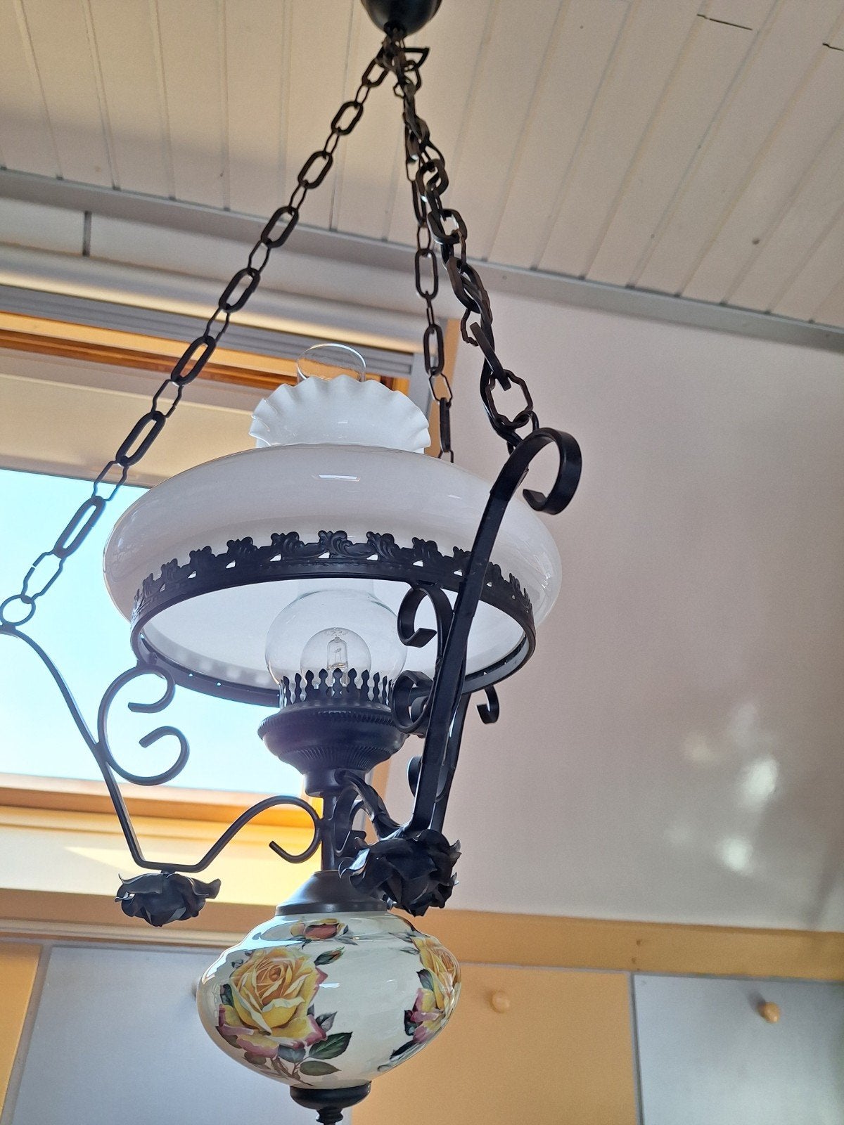2 oude lampen, Ophalen