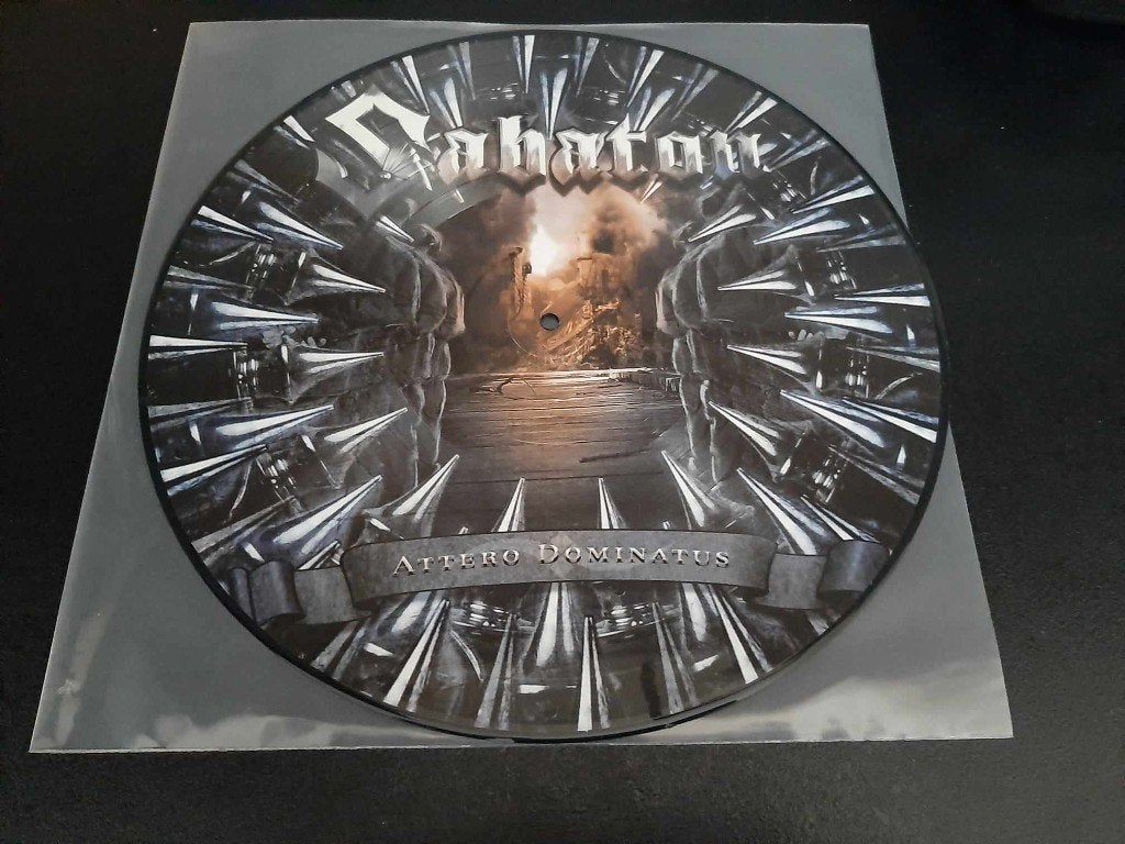 Sabaton: Attero dominatus (Picture disc)!, Gebruikt, Picture disc, 12 inch, Ophalen of Verzenden