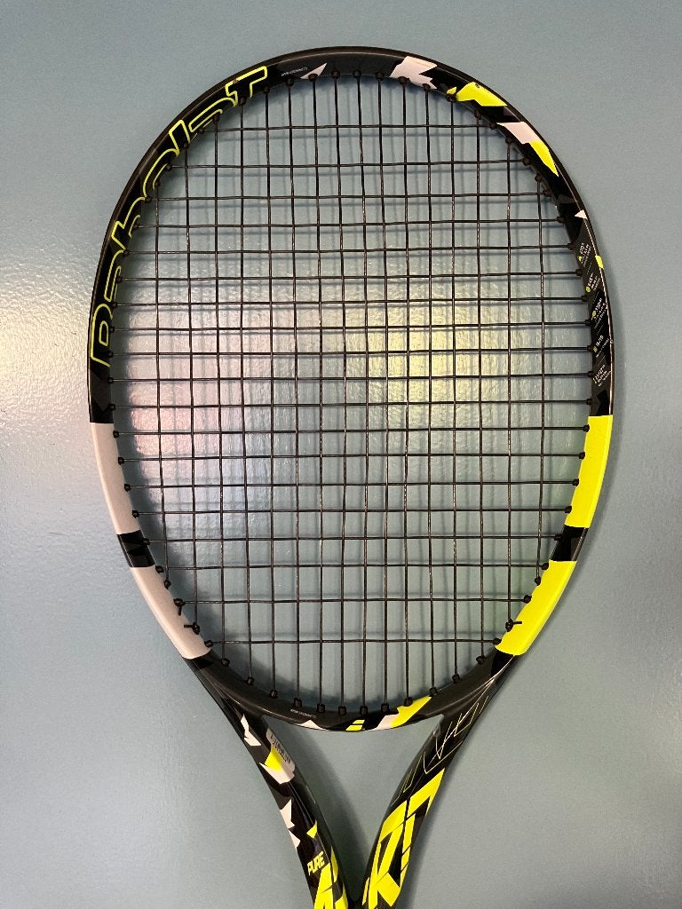 Babolat pure aero tenis racket, 270g, Sport en Fitness, Tennis, Verzenden, Zo goed als nieuw, L0, Racket